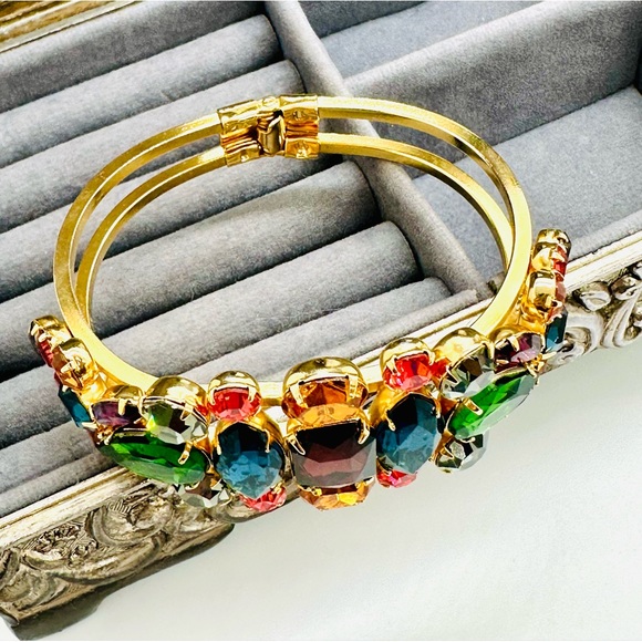 Vintage Fruit Salad Crystal Bracelet - Picture 3 of 12